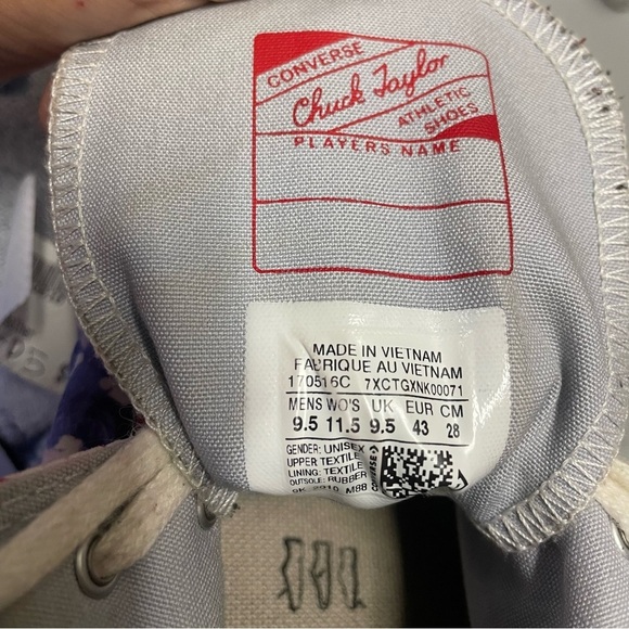 Converse Heart of the City Chuck 70 Floral High Top Paris Marquis Mills 9.5 11.5 - Picture 11 of 16